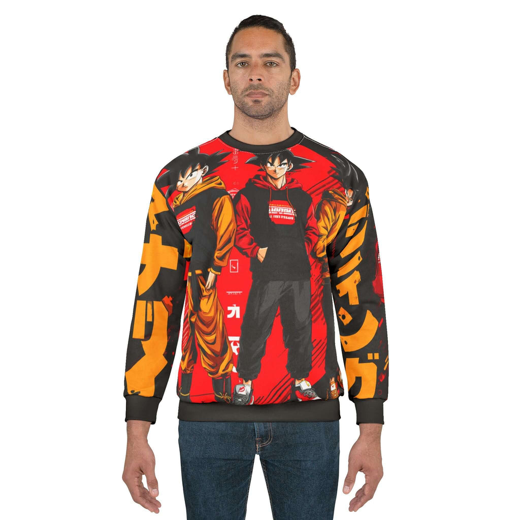 Unisex anime sweatshirt in vibrant colors, featuring unique designs for anime lovers and casual wear.
